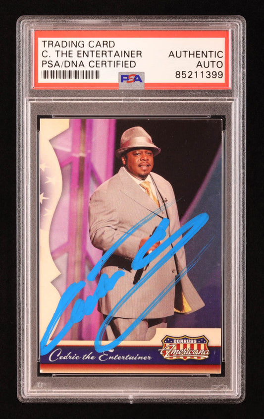 Cedric the Entertainer Signed 2007 Americana #15 (PSA)