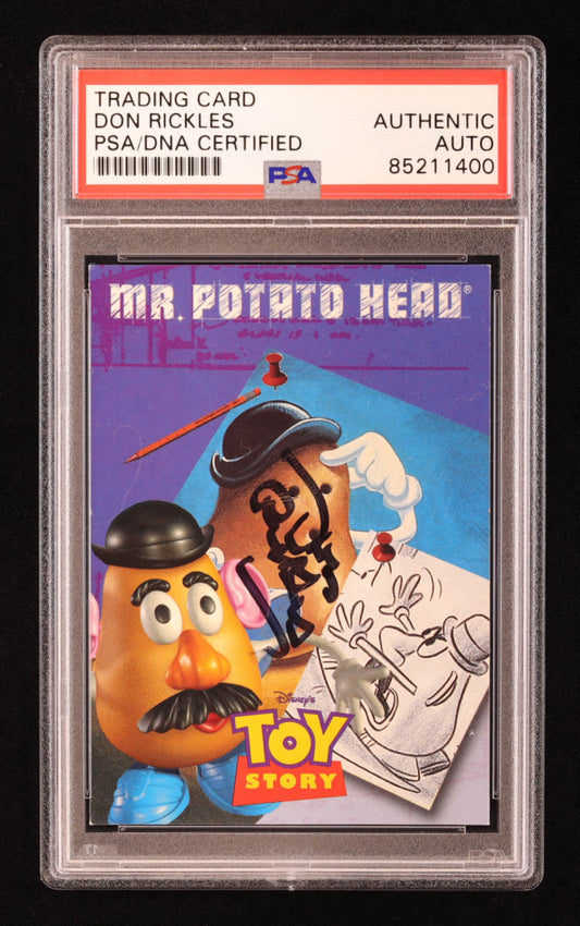 Don Rickles Signed 1996 SkyBox Toy Story Series Two #24 Mr. Potato Head (PSA) - Mr. Potato Head