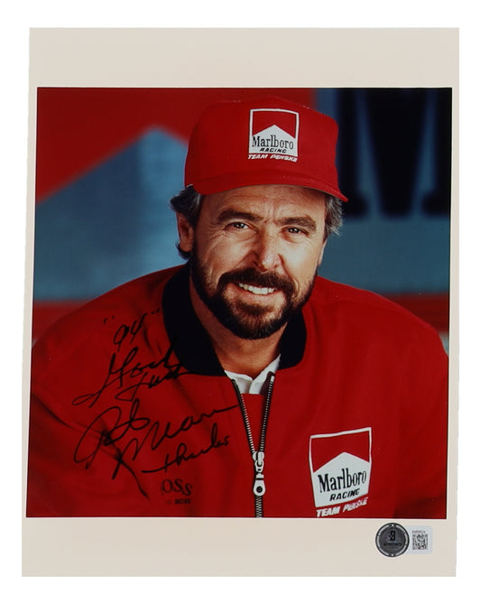 Rick Mears Signed 8x10 Photo Inscribed "94", "Good Luck" & "Thanks" (Beckett)