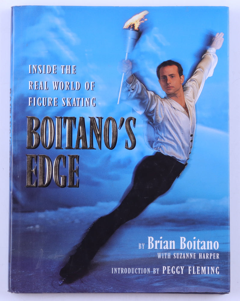 Brian Boitano Signed "Boitano's Edge" Hardcover Book (Beckett)