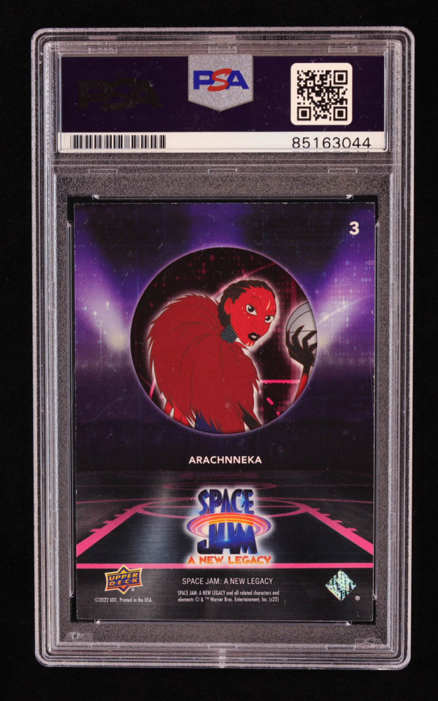 Nneka Ogwumike Signed 2021 Upper Deck Space Jam A New Legacy #3 (PSA) Arachnneka