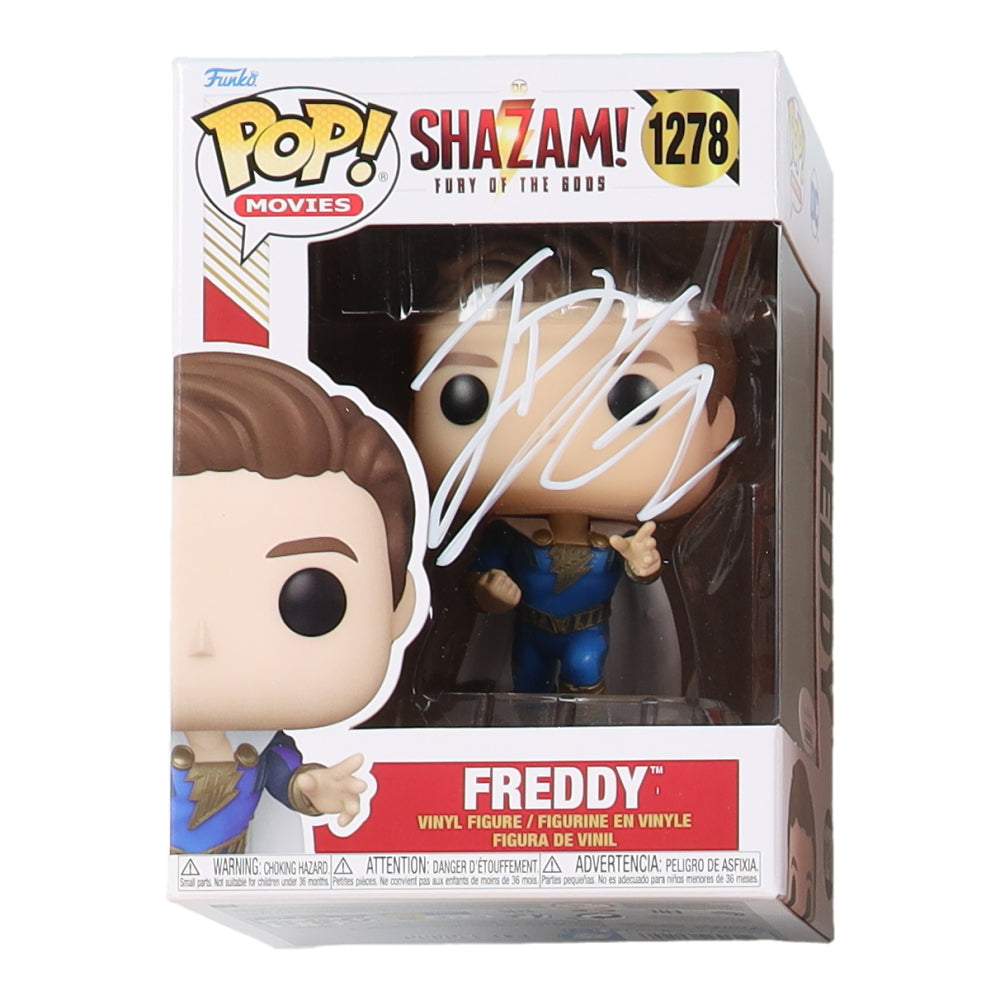 Jack Dylan Grazer Signed (JSA) "Shazam!: Fury of the Gods" #1278 Freddy Funko Pop! Vinyl Figure - JSA Witnessed