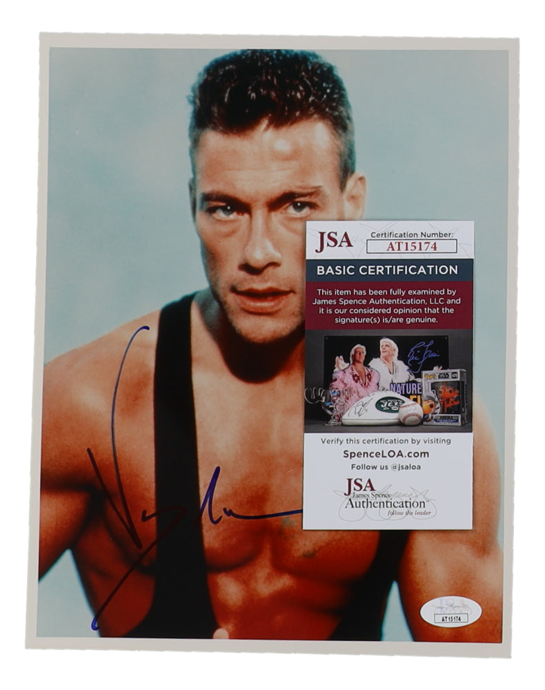 Jean-Claude Van Damme Signed 8x10 Photo (JSA)