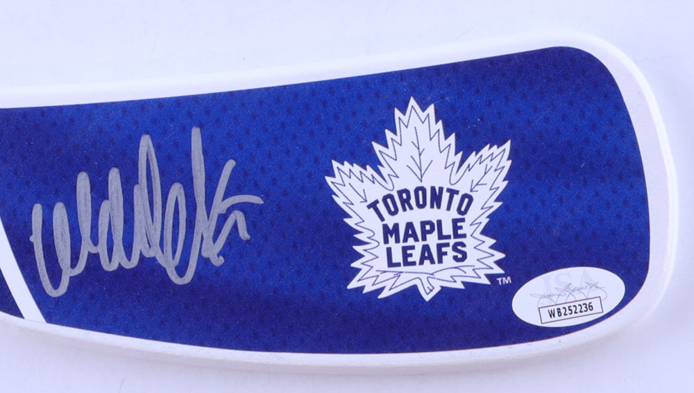 Wendel Clark Signed (JSA) Maple Leafs Mini Hockey Stick - JSA Witnessed