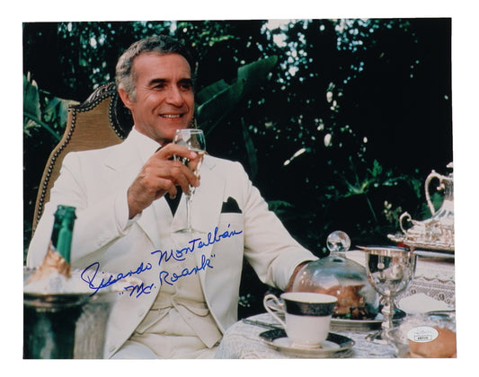 Ricardo Montalban Signed (JSA) "Fantasy Island" 11x14 Photo Inscribed "Mr. Roarke" - Mr. Roarke