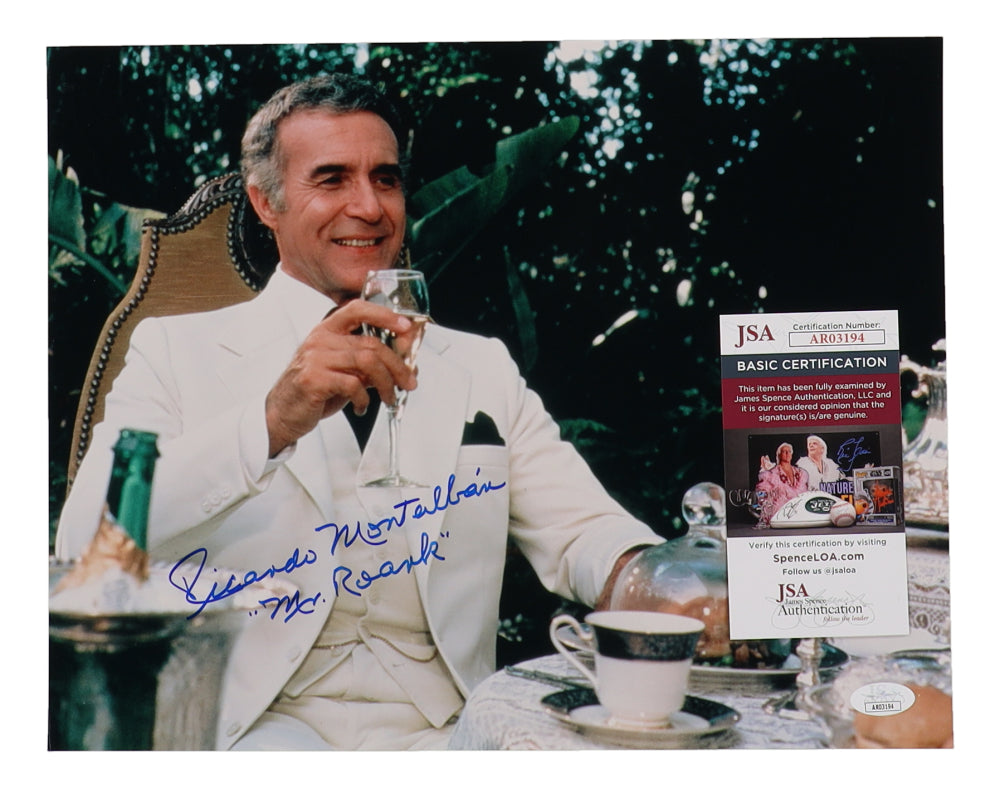 Ricardo Montalban Signed (JSA) "Fantasy Island" 11x14 Photo Inscribed "Mr. Roarke" - Mr. Roarke