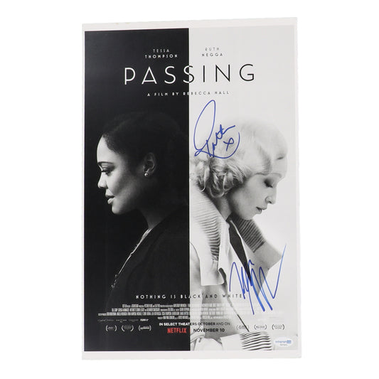 Tessa Thompson & Ruth Negga Signed (ACOA) "Passing" 11x17 Photo