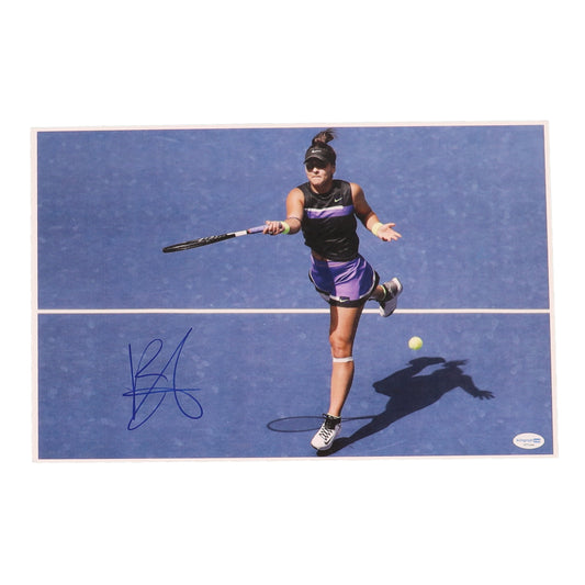 Bianca Andreescu Signed 11x17 Photo (AutographCOA)