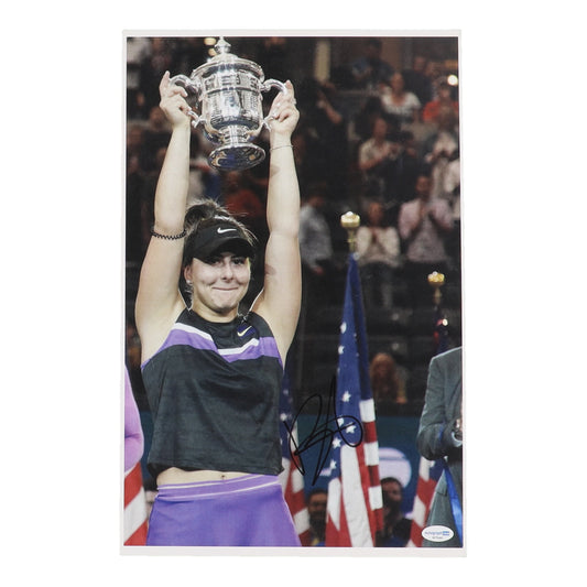 Bianca Andreescu Signed 11x17 Photo (AutographCOA)