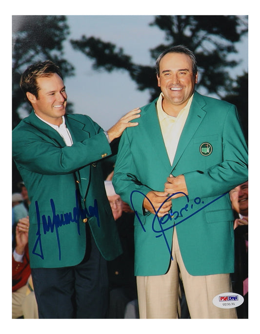 Angel Cabrera & Trevor Immelman Signed 8x10 Photo (PSA)