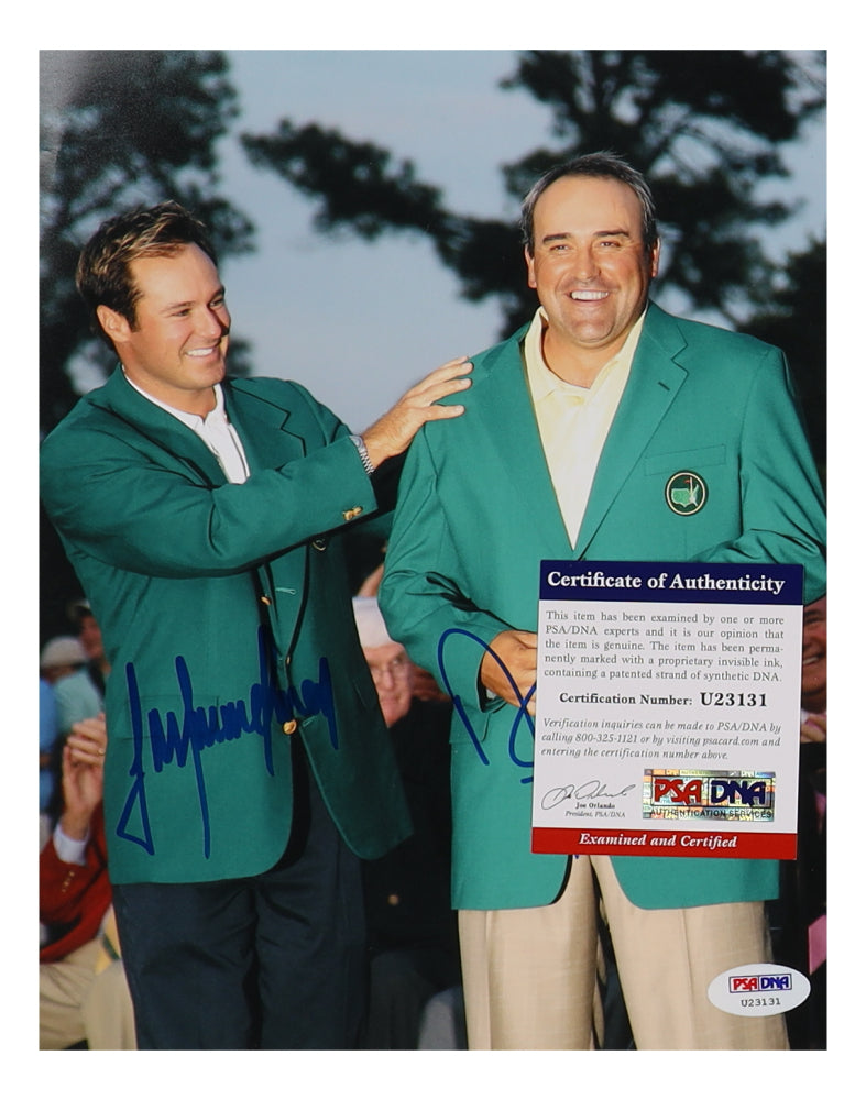 Angel Cabrera & Trevor Immelman Signed 8x10 Photo (PSA)