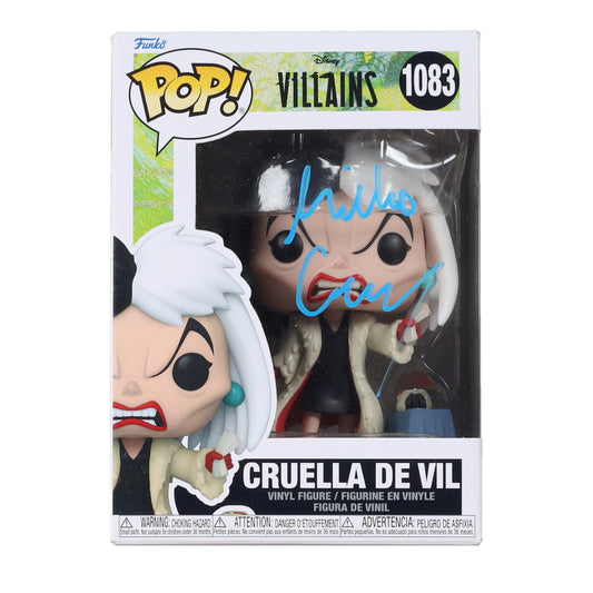 Michelle Gomez Signed (Beckett) "Villains" #1083 Cruella De Vil Funko Pop! Vinyl Figure