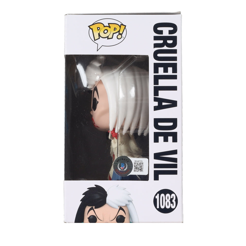 Michelle Gomez Signed (Beckett) "Villains" #1083 Cruella De Vil Funko Pop! Vinyl Figure