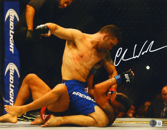 Chris Weidman Signed UFC 11x14 Photo (Beckett)