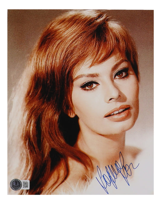 Sophia Loren Signed 8x10 Photo (Beckett)