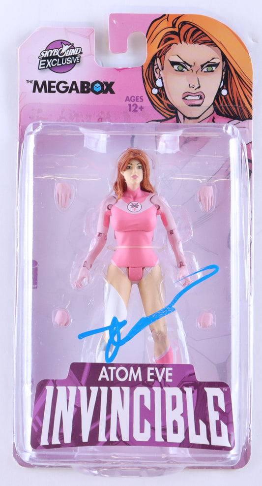 Robert Kirkman Signed (Beckett) "Invincible" Atom Eve Skybound Exclusive Action Figure "Invincible" Comic Book Series Writer