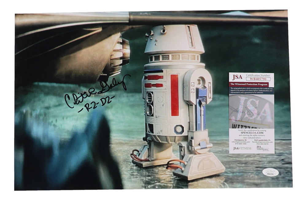 Christine Galey Signed (JSA) "The Book of Boba Fett" 11x17 Photo Inscribed "-R2-D2-" - JSA Witnessed