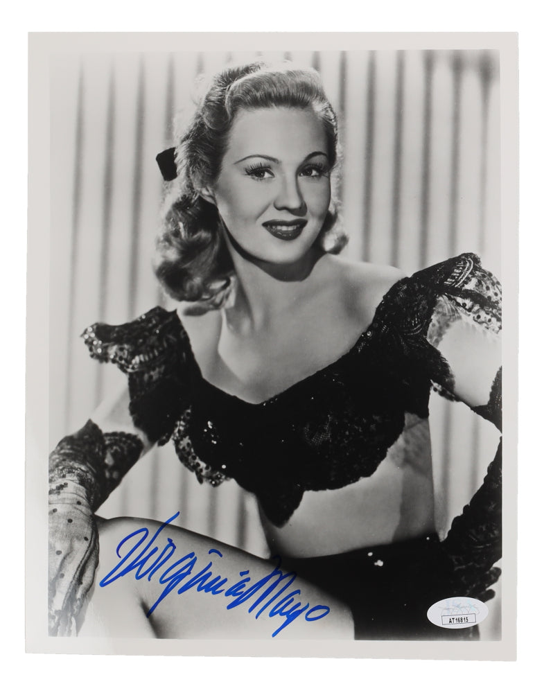 Virginia Mayo Signed 8x10 Photo (JSA) Actress