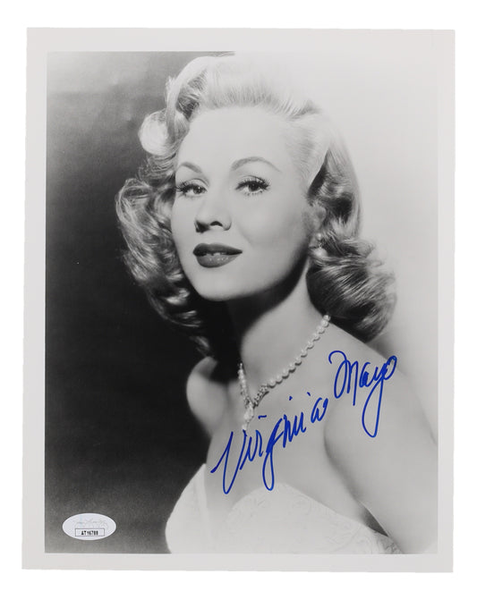 Virginia Mayo Signed 8x10 Photo (JSA) Actress