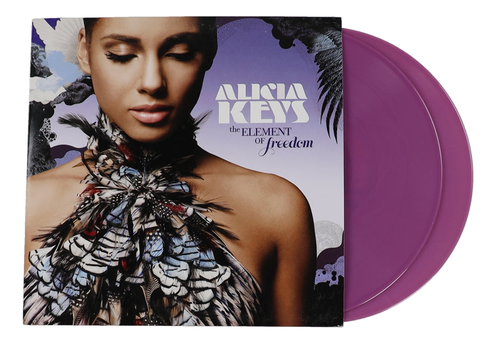 Alicia Keys Signed (Beckett) "The Element of Freedom" Vinyl Record Album