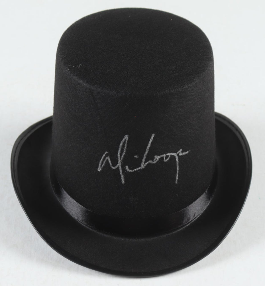 Alice Cooper Signed Black Top Hat (Beckett) Beckett Witnessed