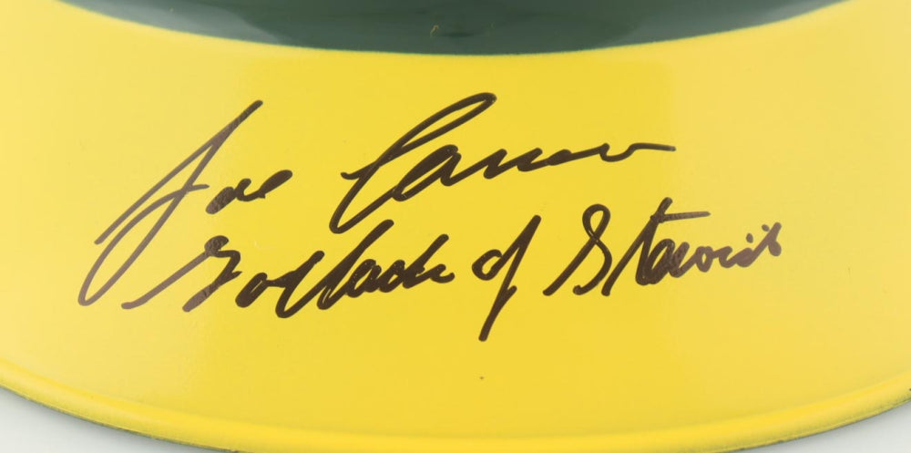 Jose Canseco Signed (Beckett) Athletics Full-Size Batting Helmet Inscribed "Godfather of Steroids"