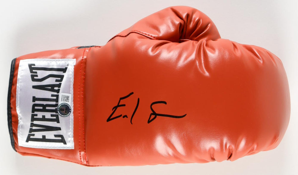Errol Spence Jr. Signed (Beckett) Everlast Boxing Glove - Beckett Witnessed
