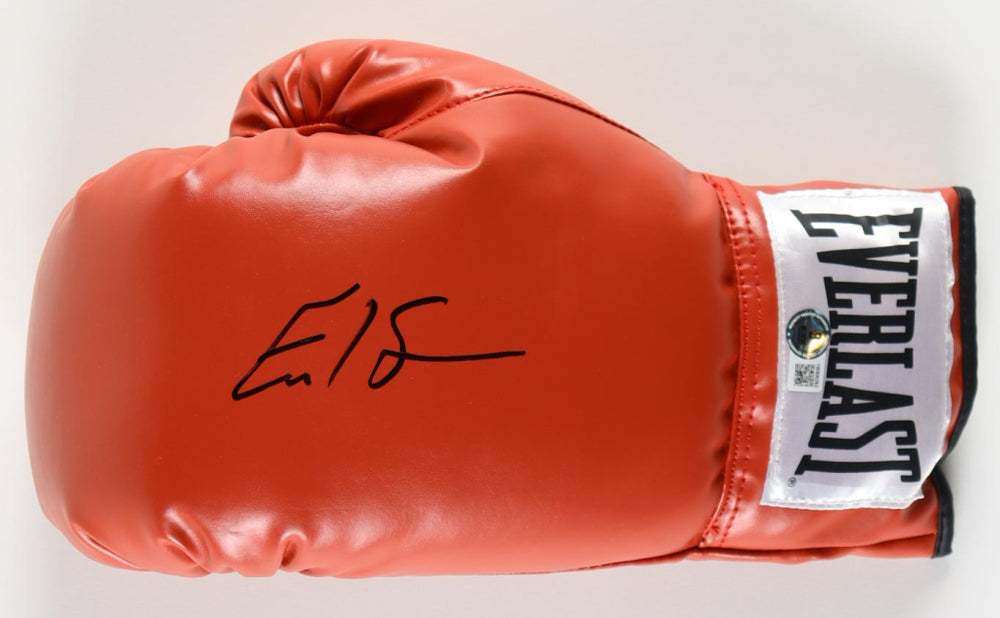 Errol Spence Jr. Signed (Beckett) Everlast Boxing Glove - Beckett Witnessed