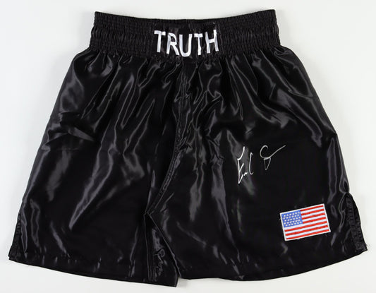 Errol Spence Jr. Signed Boxing Trunks (Beckett) - Beckett Witnessed