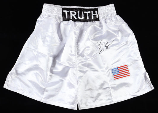 Errol Spence Jr. Signed Boxing Trunks (Beckett) Beckett Witnessed