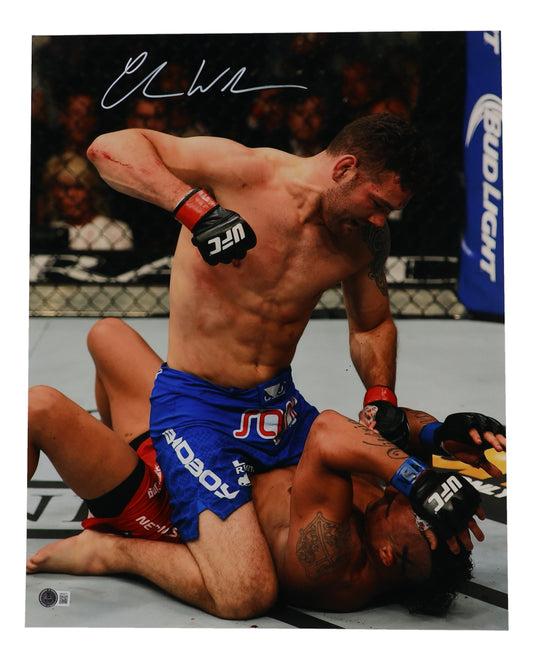 Chris Weidman Signed UFC 16x20 Photo (Beckett)