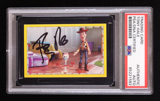 Tony Hale Signed 2019 Panini Toy Story 4 Album Stickers #63 Sticker 63 (PSA) - Forky