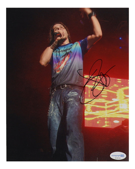 Jeff Scott Soto Signed 8x10 Photo (ACOA) - Sons of Apollo