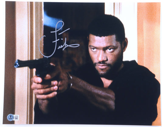 Laurence Fishburne Signed (Beckett) "Boyz n the Hood" 11x14 Photo - Beckett Witnessed
