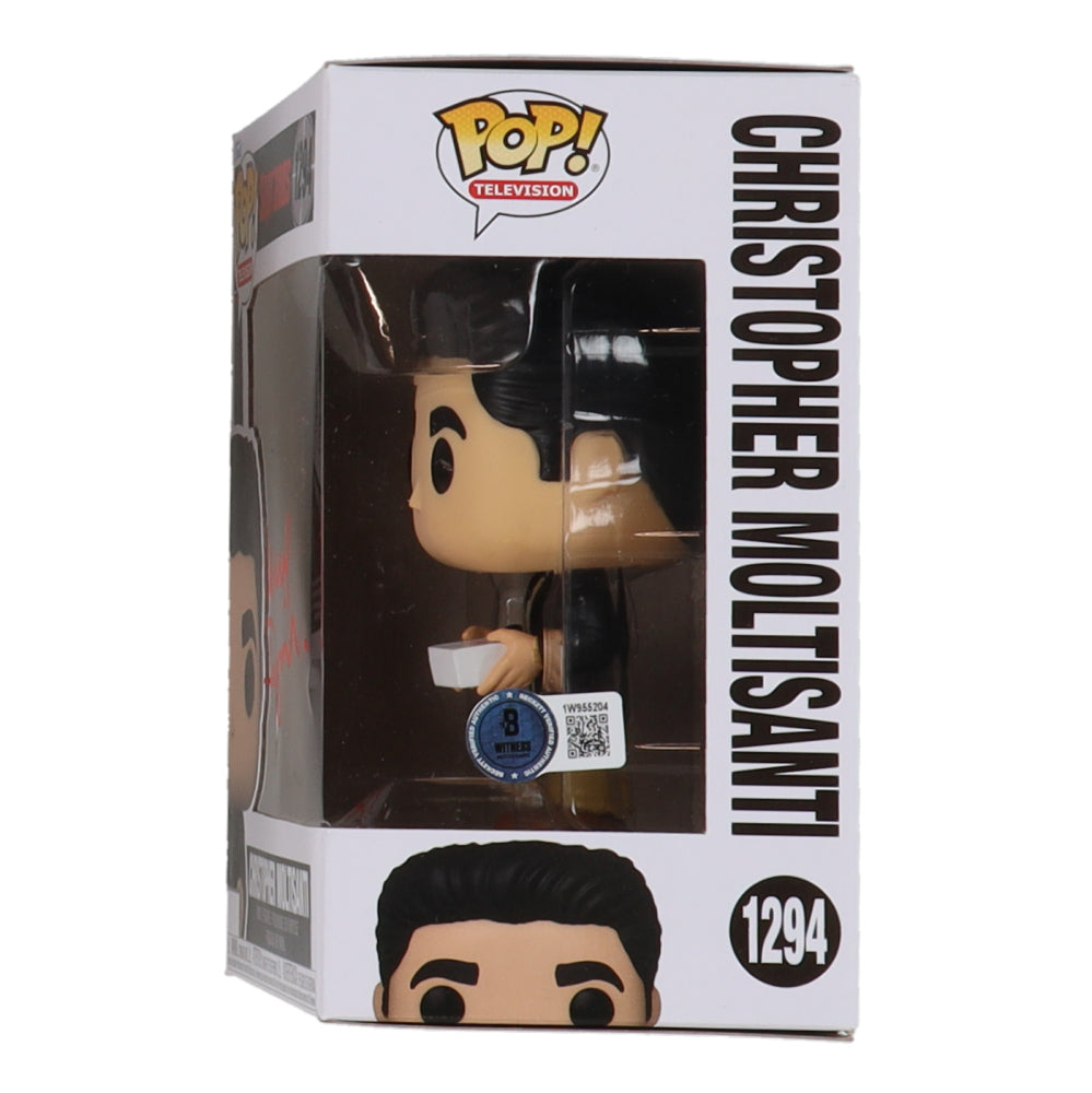 Michael Imperioli Signed (Beckett) "The Sopranos" #1294 Christopher Moltisanti Funko #1294 Pop! Vinyl Figure Inscribed - Beckett Witnessed