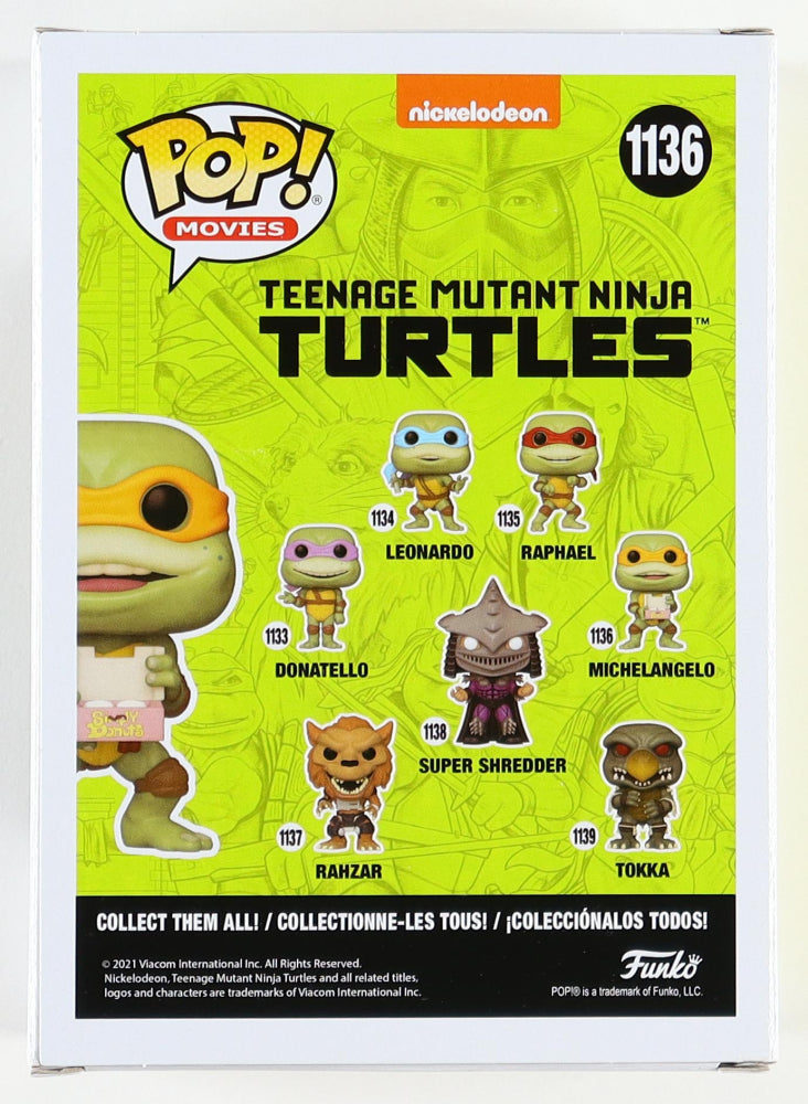 Kevin Eastman Signed "Teenage Mutant Ninja Turtles" #1136 Michelangelo Funko Pop! (PA) - Co-Creator of "Teenage Mutant Ninja Turtles"