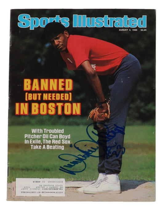 Dennis Ray "Oil Can" Boyd Signed (JSA) 1986 Sports Illustrated Magazine