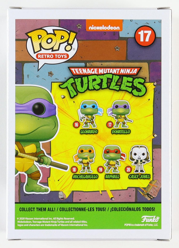 Kevin Eastman Signed "Teenage Mutant Ninja Turtles" #17 Donatello Funko Pop! (PA) Co-Creator of "Teenage Mutant Ninja Turtles"