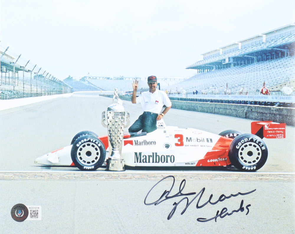 Rick Mears Signed Indy 500 8x10 Photo (Beckett)