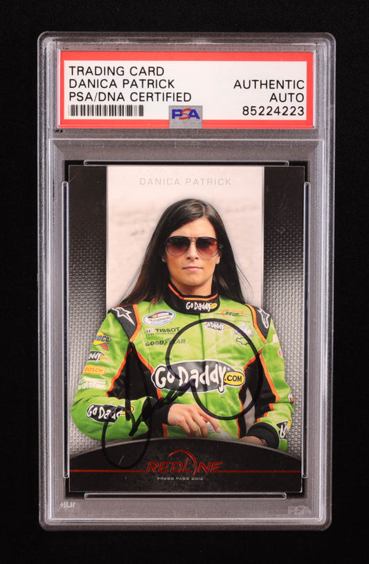 Danica Patrick Signed 2012 Press Pass Redline #44 NNS (PSA)