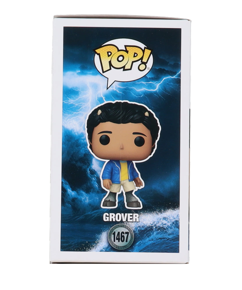 Aryan Simhadri Signed (Beckett) "Disney Percy Jackson and the Olympians" #1467 Grover Funko Pop! Vinyl Figure - Grover