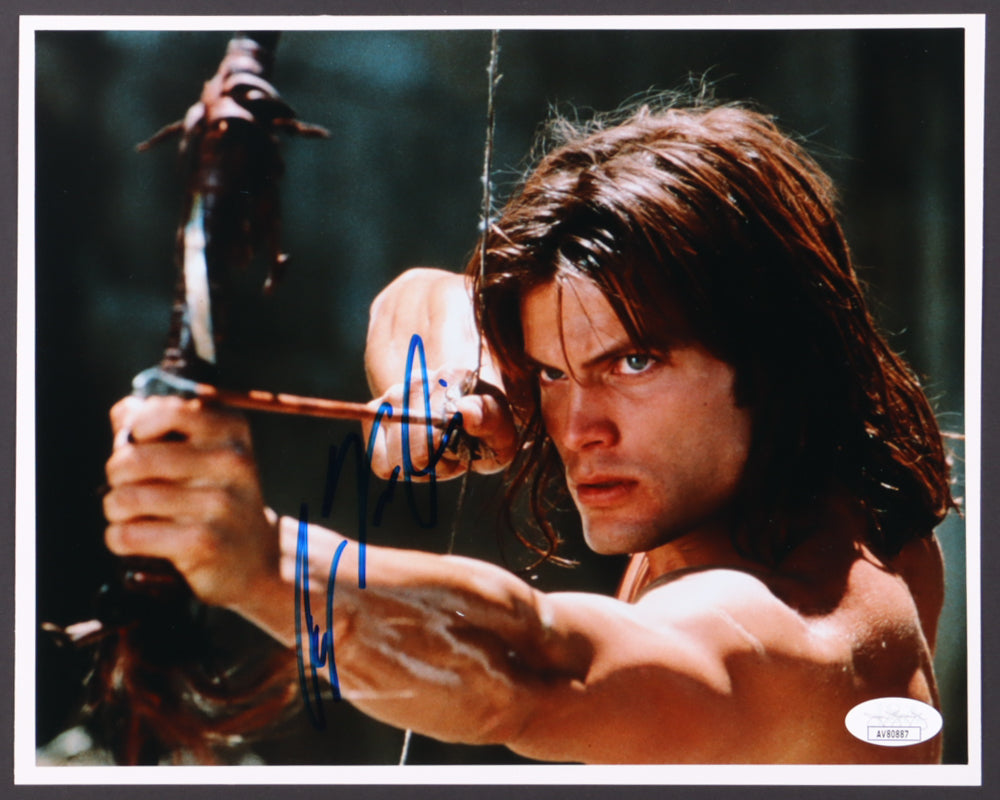 Casper Van Dien Signed (JSA) "Tarzan and the Lost City" 8x10 Photo - Tarzan