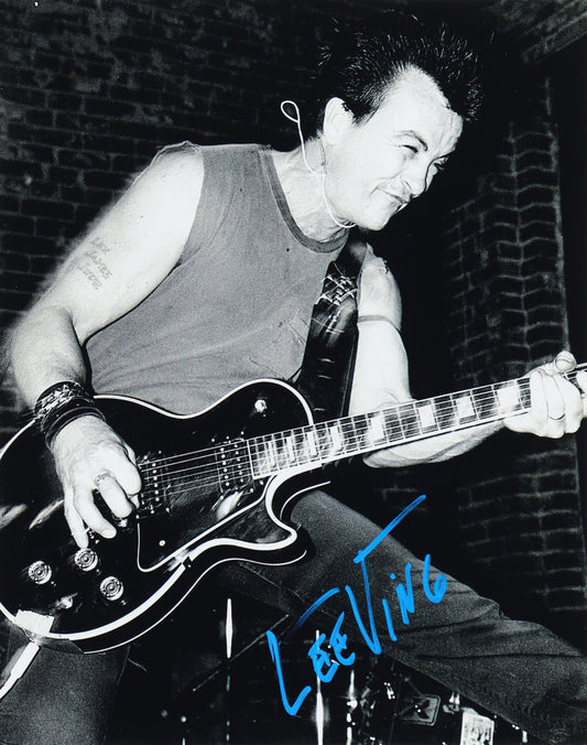 Lee Ving Signed 11x14 Photo (ACOA) - Lee James Jude Capallero - Fear