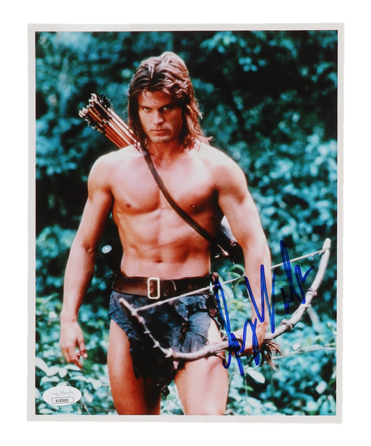 Casper Van Dien Signed (JSA) "Tarzan and the Lost City" 8x10 Photo - Tarzan / John Clayton II