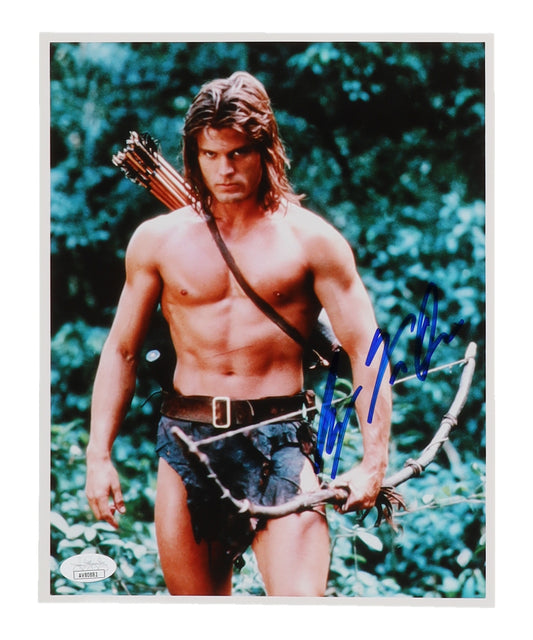 Casper Van Dien Signed (JSA) "Tarzan and the Lost City" 8x10 Photo - Tarzan / John Clayton II
