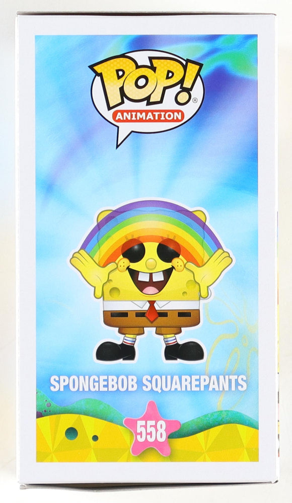 Tom Kenny Signed "Spongebob Squarepants" #558 Funko Pop! Inscribed "Spongebob" (PA) Voice of Spongebob Squarepants