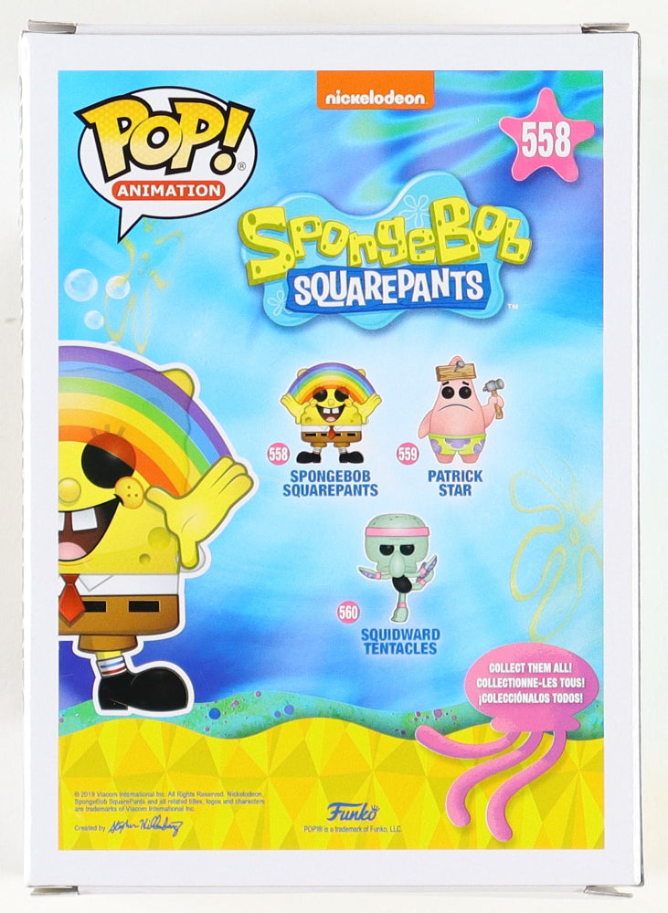 Tom Kenny Signed "Spongebob Squarepants" #558 Funko Pop! Inscribed "Spongebob" (PA) Voice of Spongebob Squarepants