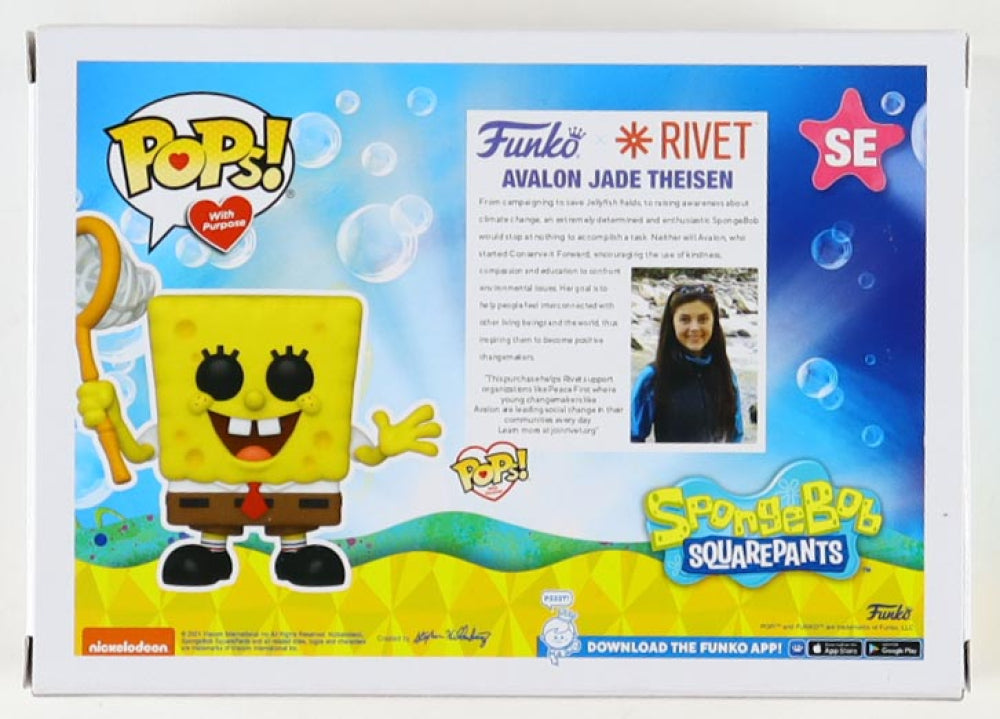 Tom Kenny Signed "Spongebob Squarepants" SE Funko Pop! Inscribed "Spongebob" (PA) Voice of Spongebob Squarepants