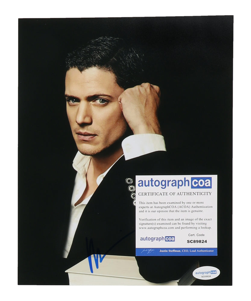 Wentworth Miller Signed 8x10 Photo (ACOA)