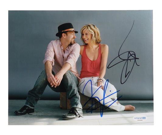 Jennifer Nettles & Kristian Bush Signed 8x10 Photo (ACOA) - Sugarland